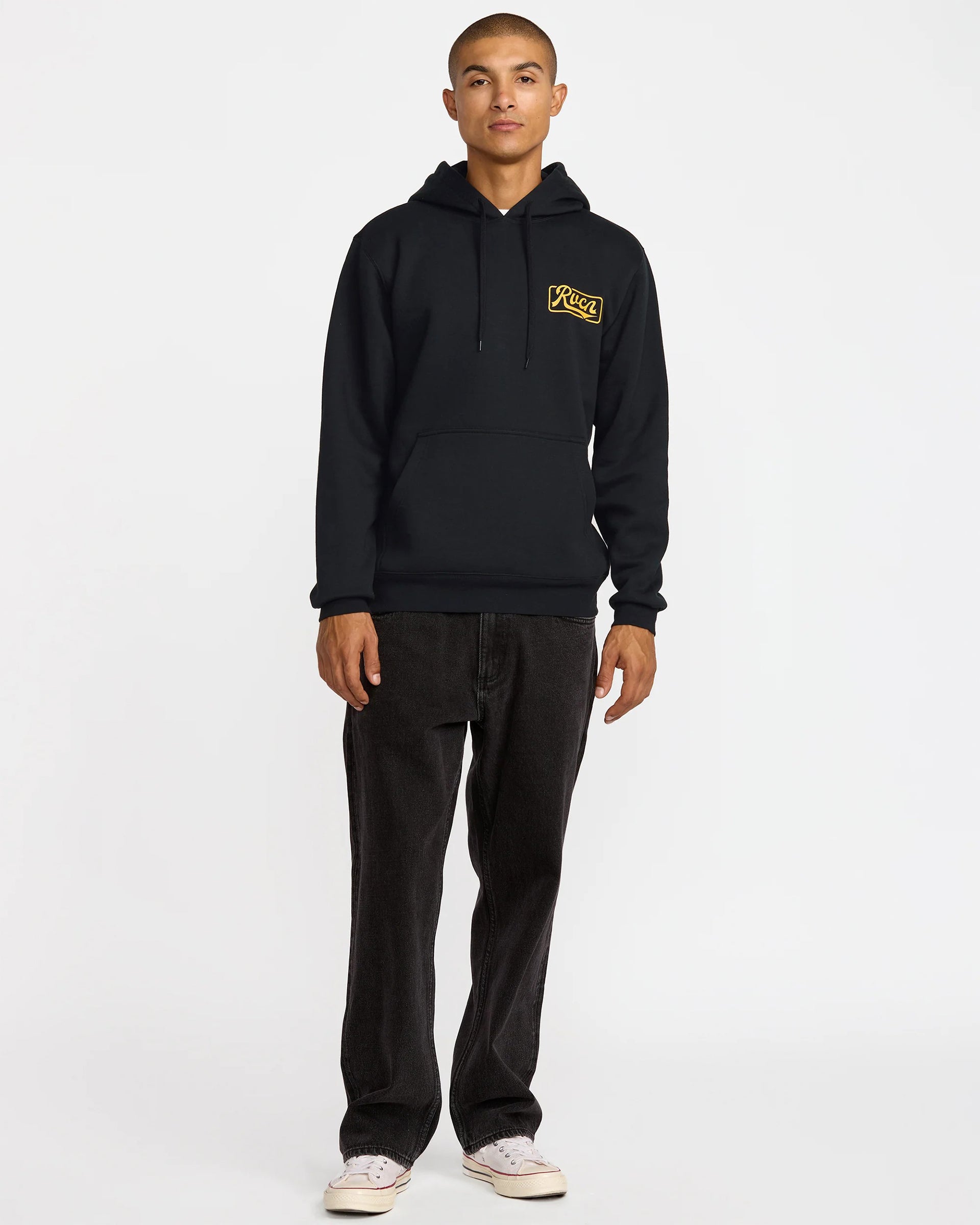 RVCA Frame Up Pullover Hoodie - Black