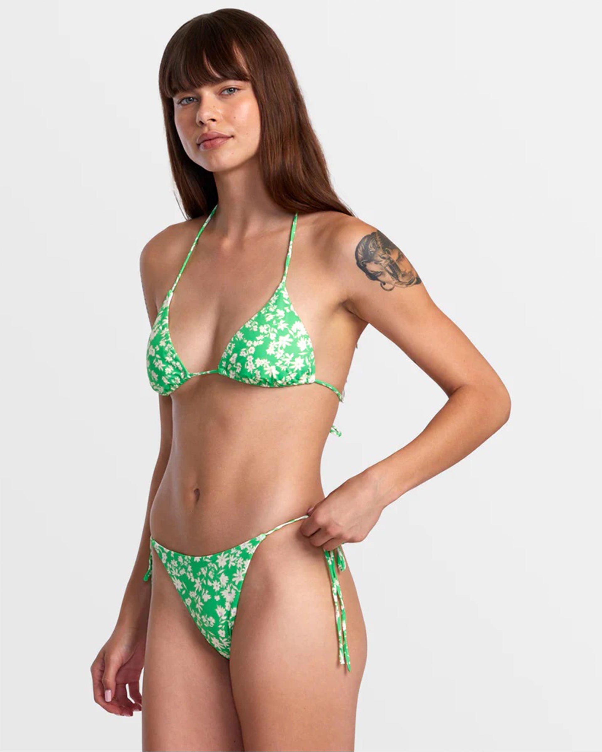 Garden Party Tie Side Skimpy Bikini Bottoms