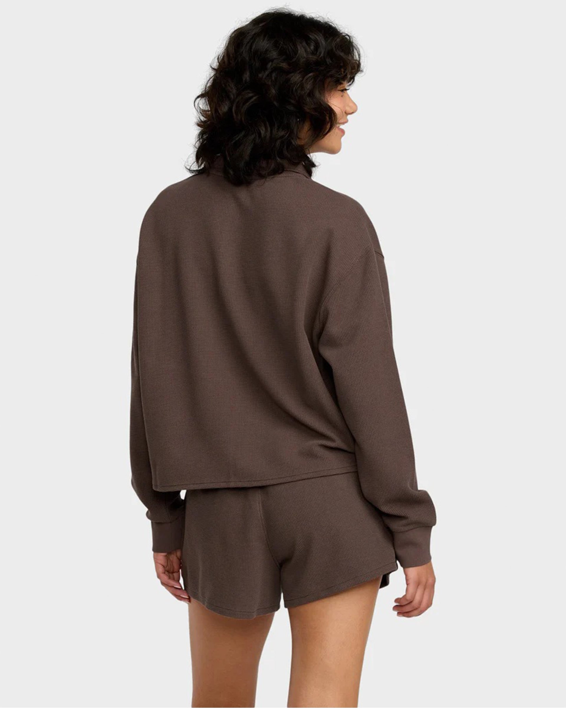 RVCA Women's Glory Waffle Elastic Waist Shorts