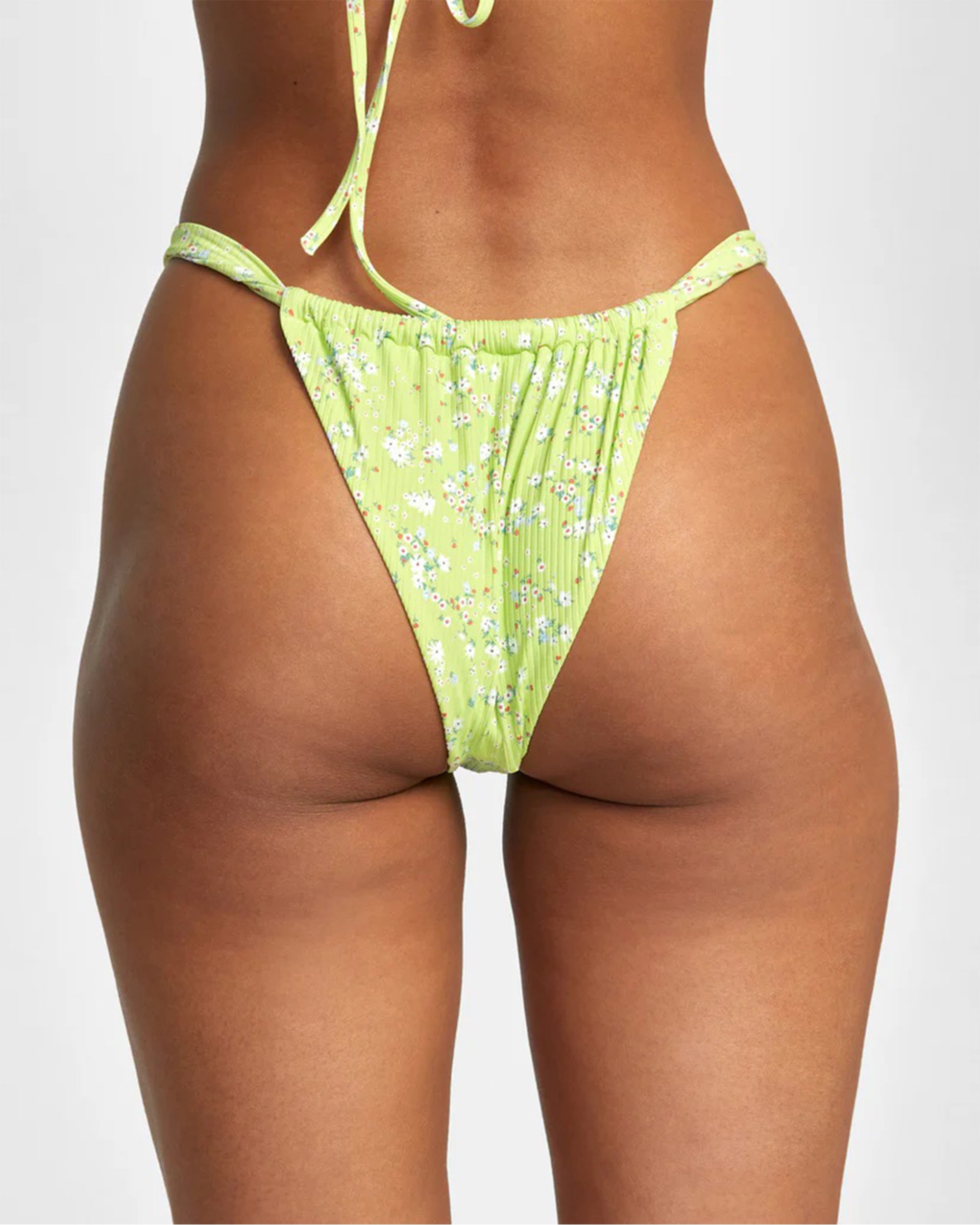 RVCA Women's Itty Wide Slide Side Med Bikini Bottom