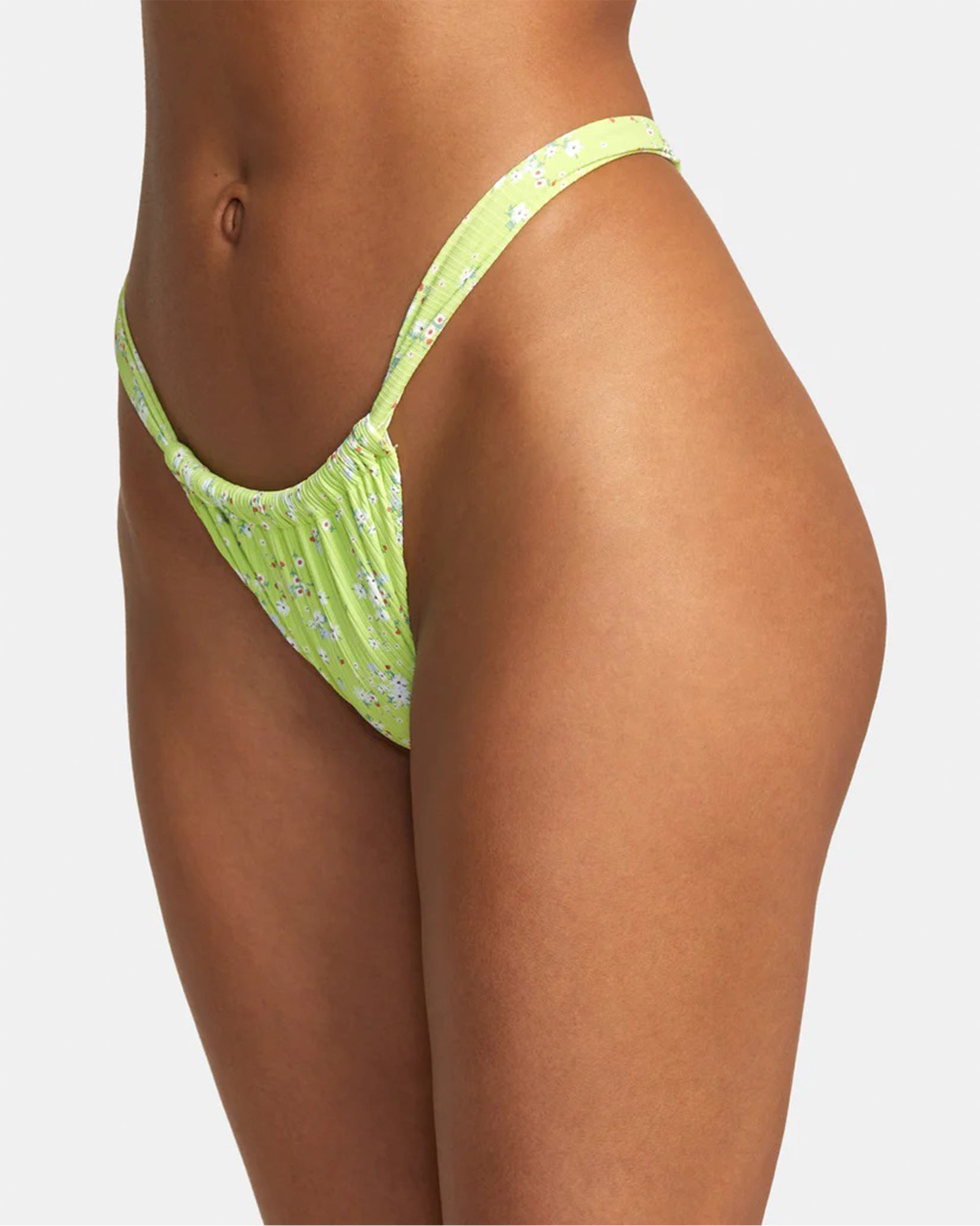 RVCA Women's Itty Wide Slide Side Med Bikini Bottom