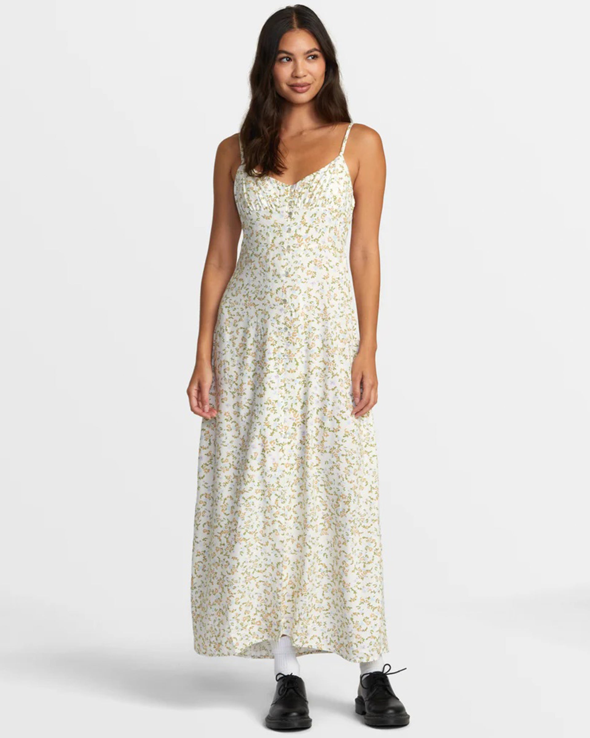 RVCA Women's James Maxi Dress - Cloud