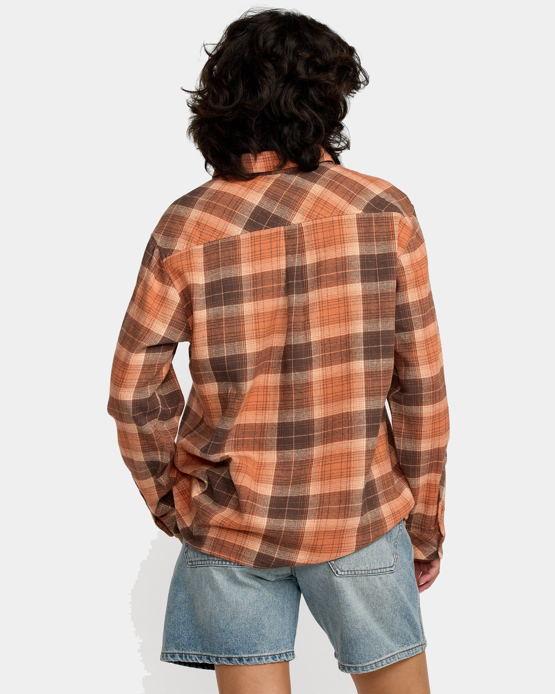 RVCA Women's Mabel Flannel - Pumpkin