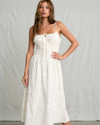 RVCA Women's Maia Midi Dress - Cloud
