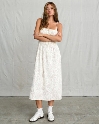 RVCA Women's Maia Midi Dress - Cloud