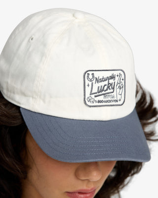 RVCA Women's Naturally Lucky Dad Hat - Stone Blue