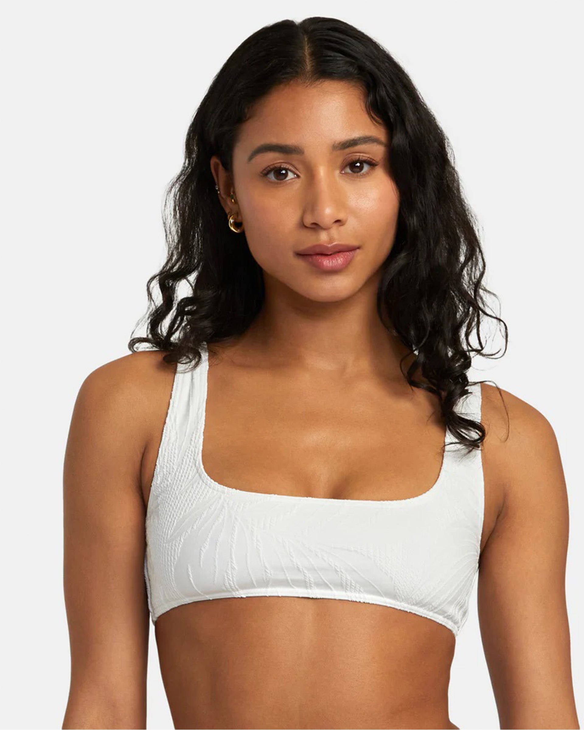 RVCA Women's Palm Grooves Bralette Bikini Top