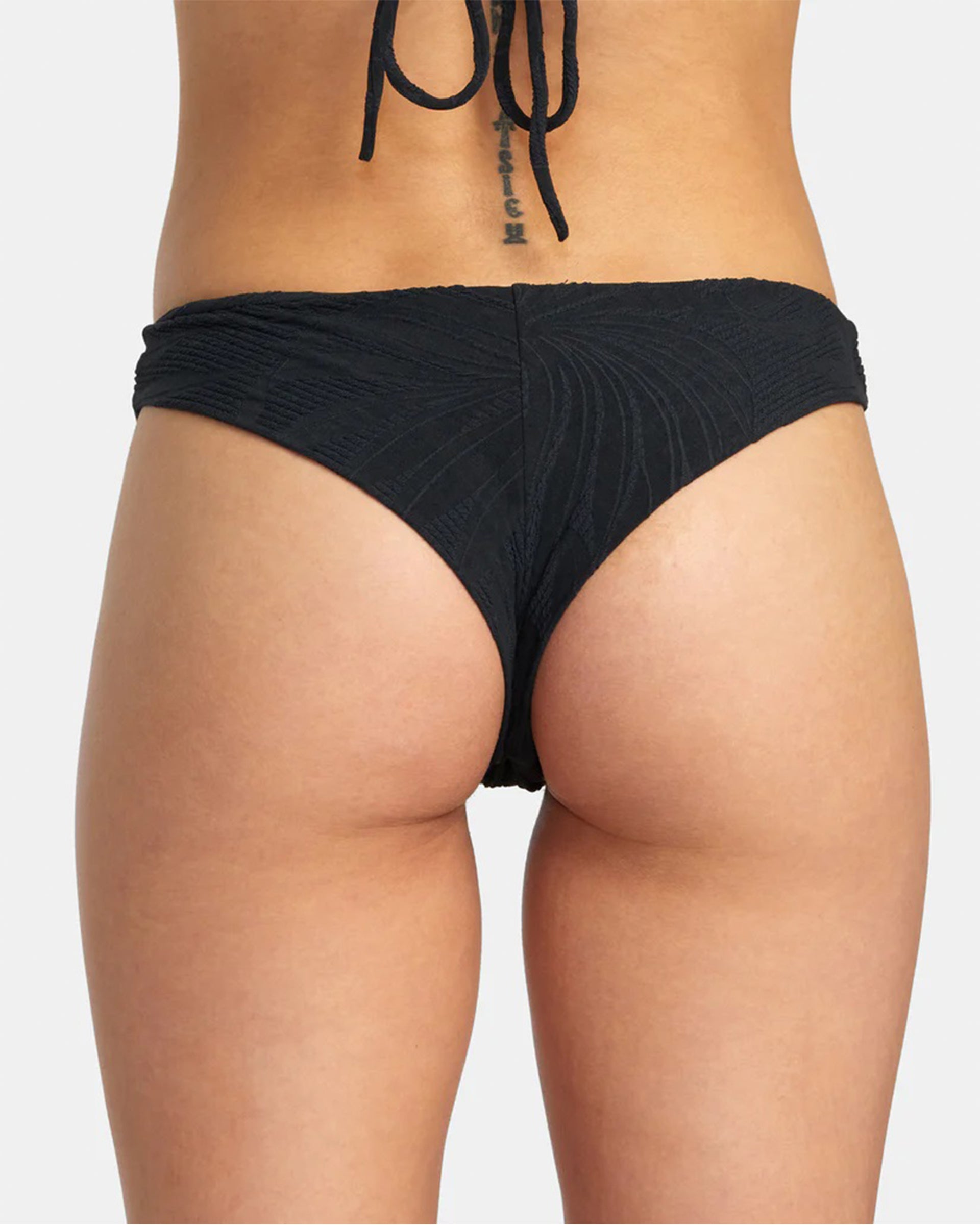 RVCA Women's Palm Grooves Cheeky Bikini Bottoms