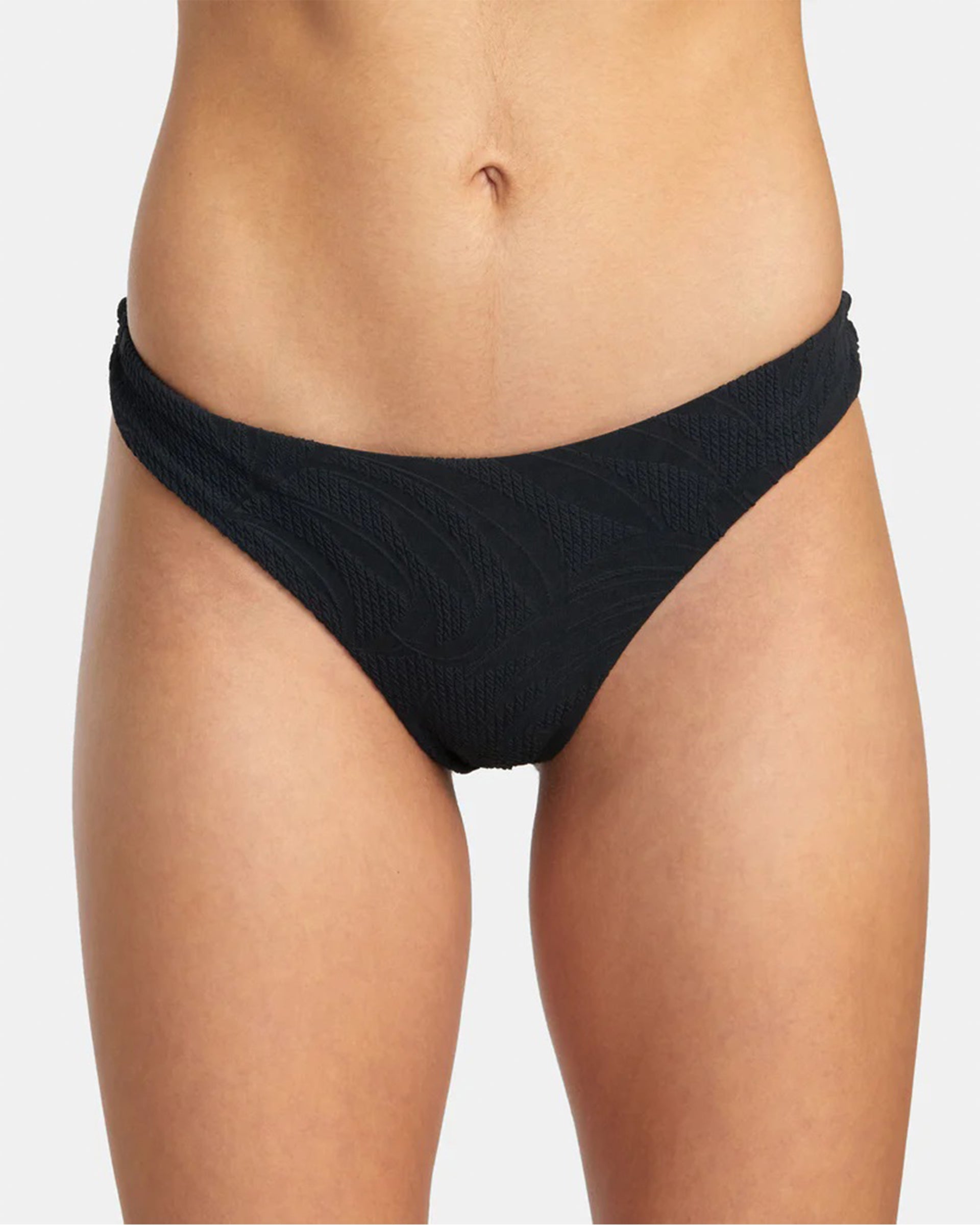 RVCA Women's Palm Grooves Cheeky Bikini Bottoms