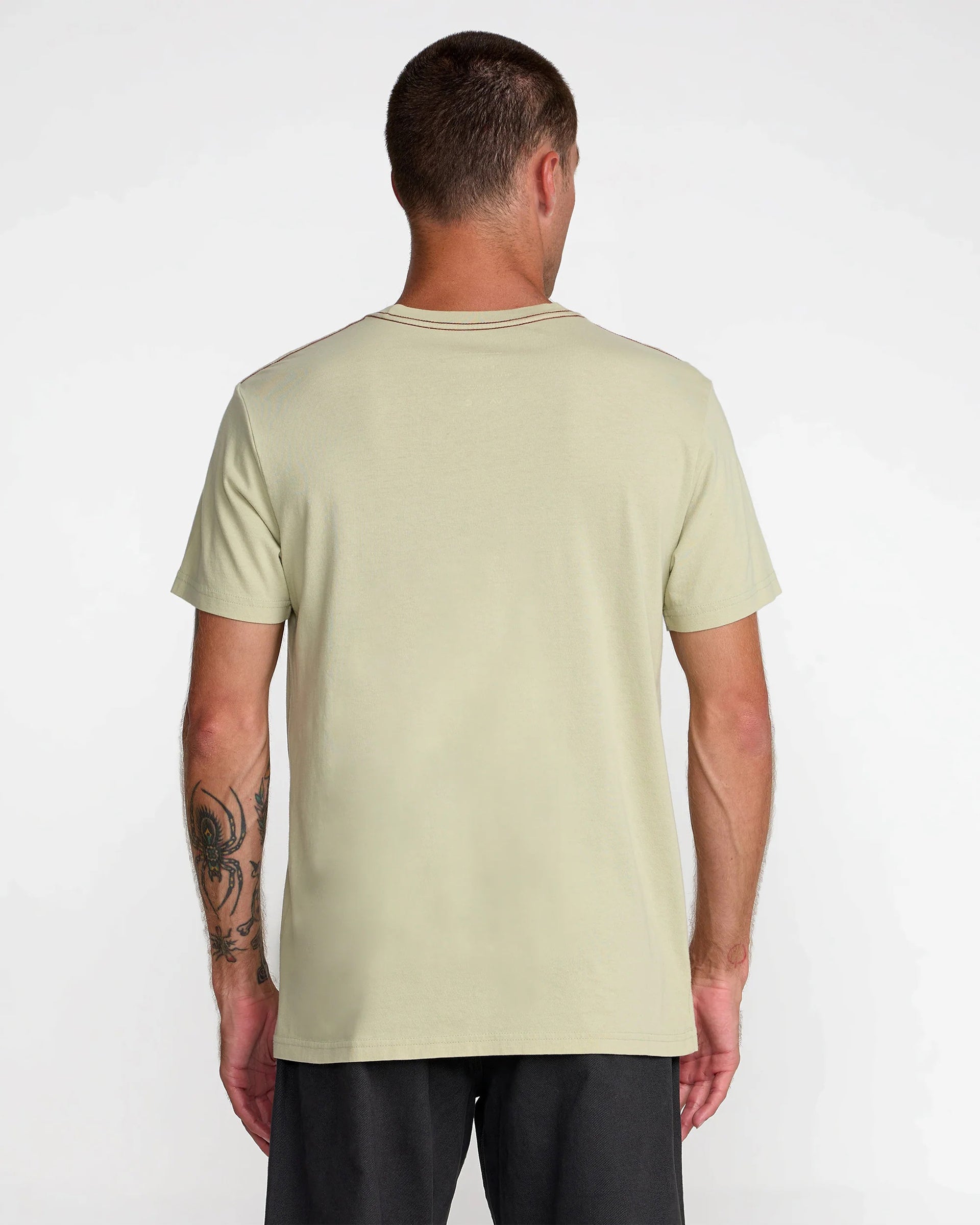 RVCA PTC 2 Pigment Short Sleeve T-Shirt - Light Olive