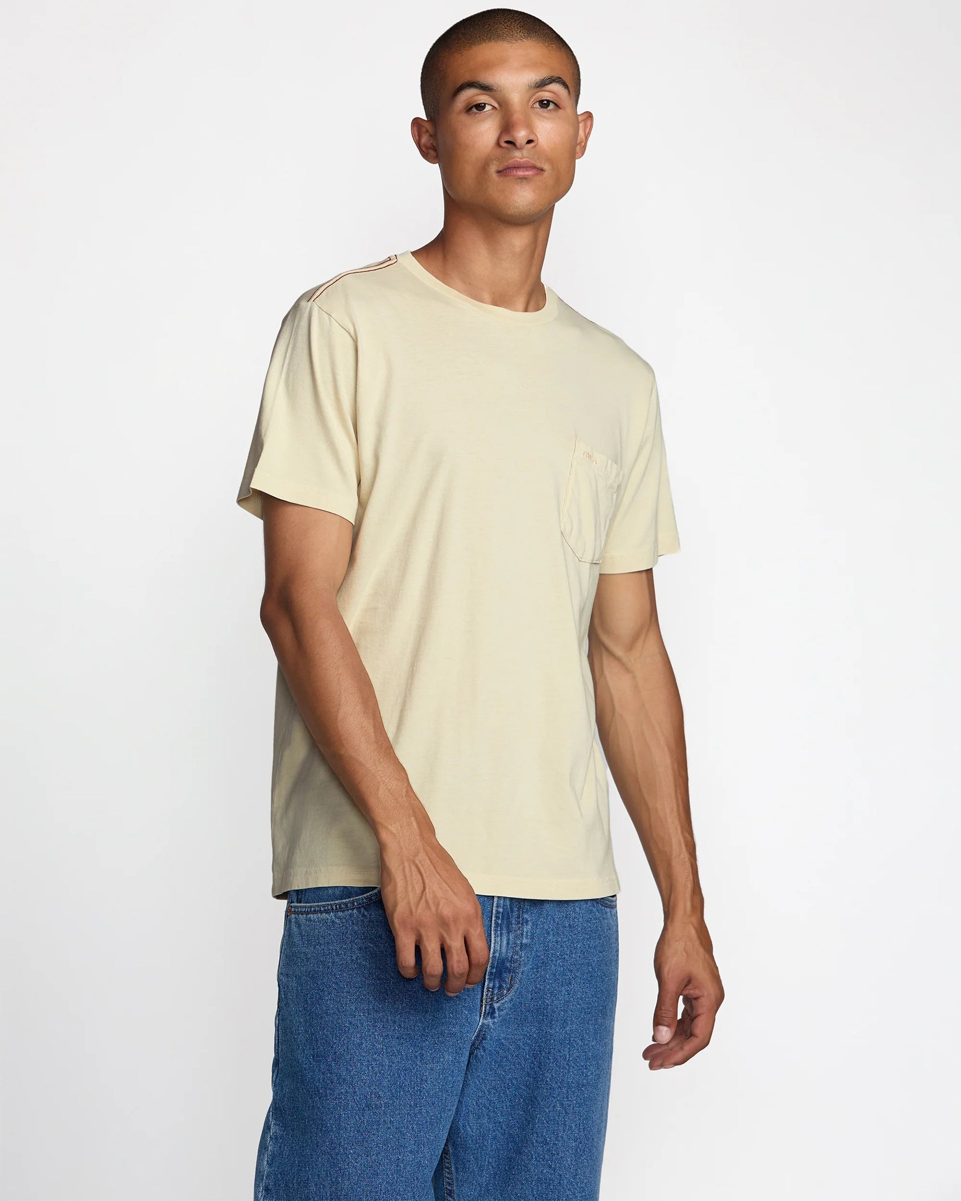 RVCA PTC 2 Pigments Short Sleeve T-Shirt - Ceramic