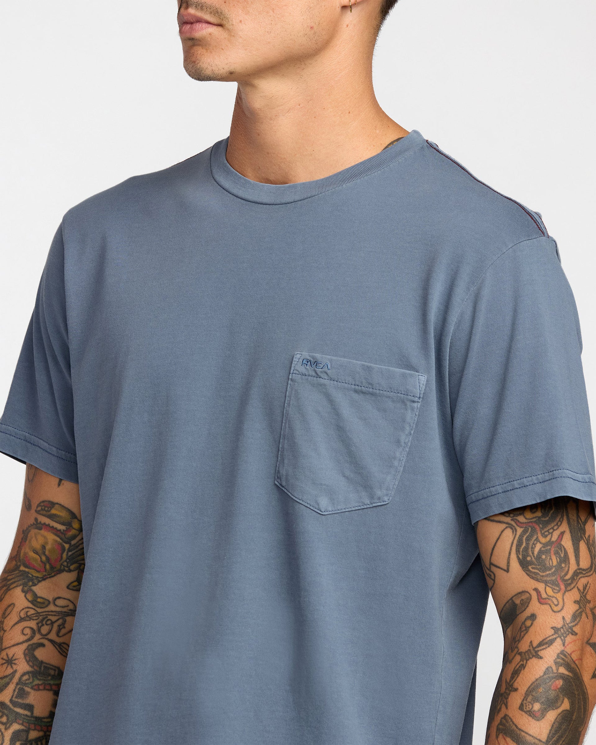 RVCA PTC 2 Pigments Short Sleeve T-Shirt - Vintage Navy