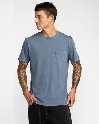 RVCA PTC 2 Pigments Short Sleeve T-Shirt - Vintage Navy