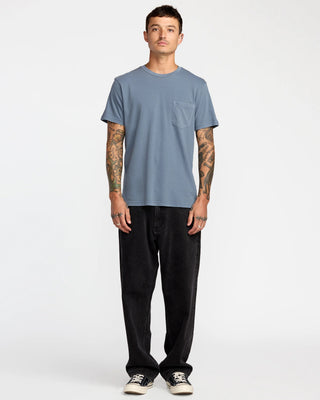 RVCA PTC 2 Pigments Short Sleeve T-Shirt - Vintage Navy