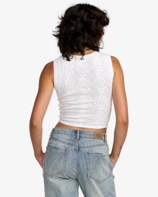 RVCA Women's Shiver Sweater - Whisper White