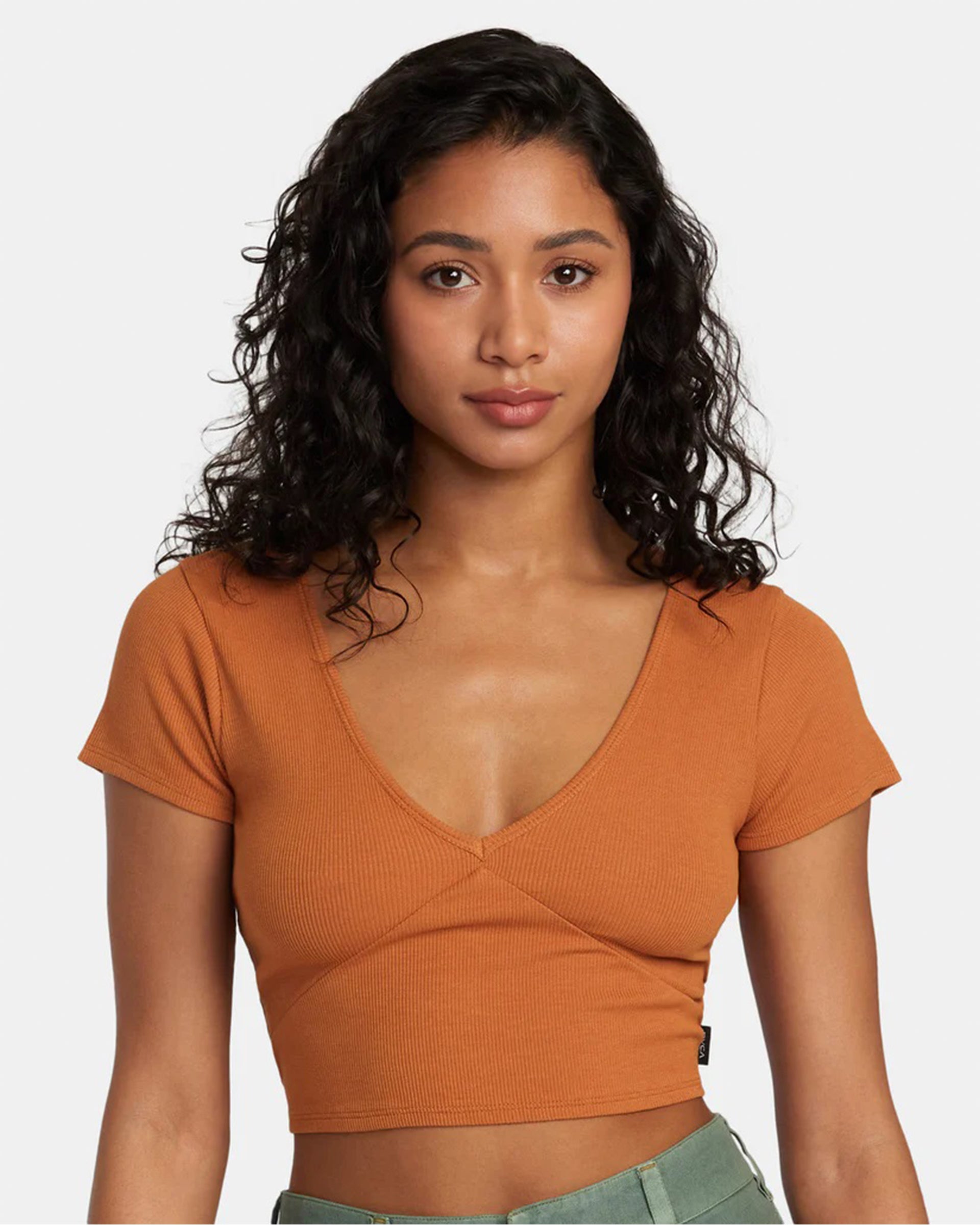 RVCA Women's Smitten Top V-Neck