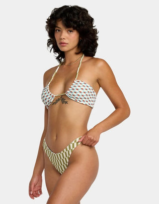 Strange Ways Halter Bandeau Bikini Top - Sky Blue
