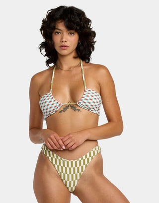 Strange Ways Halter Bandeau Bikini Top - Sky Blue