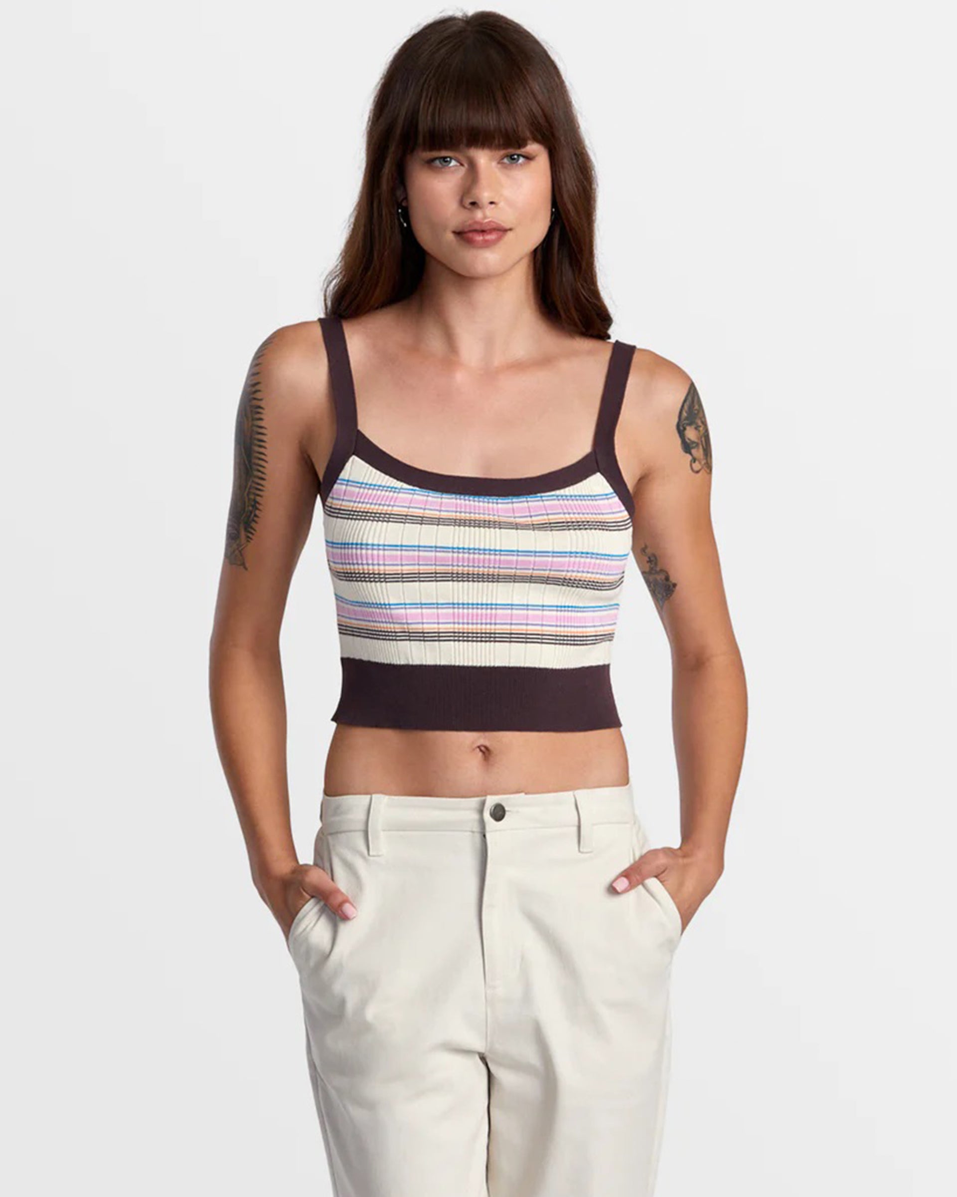 RVCA Women's Tatum Sweater Tank Top