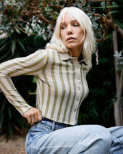 RVCA Women's Willow Long Sleeve Shirt - Eucalyptus