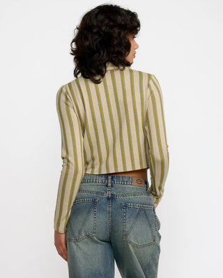 RVCA Women's Willow Long Sleeve Shirt - Eucalyptus