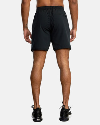 RVCA Yogger Stretch 17" Short - Black