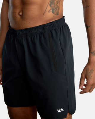 RVCA Yogger Stretch 17" Short - Black