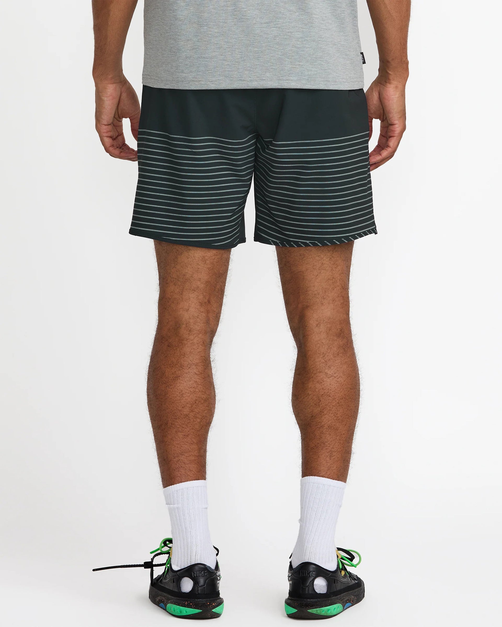 RVCA Yogger Stretch 17" Short - Black Stripe