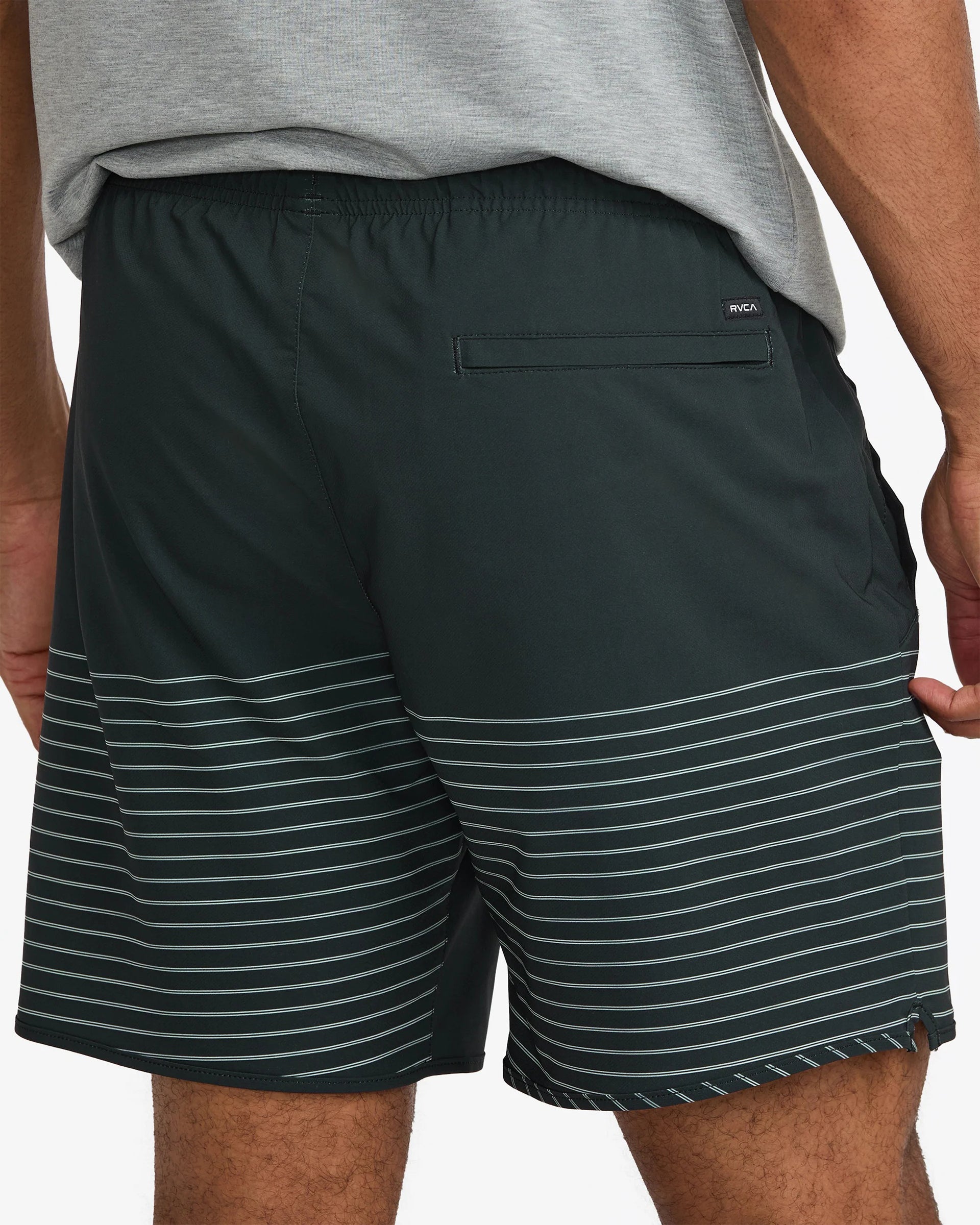 RVCA Yogger Stretch 17" Short - Black Stripe