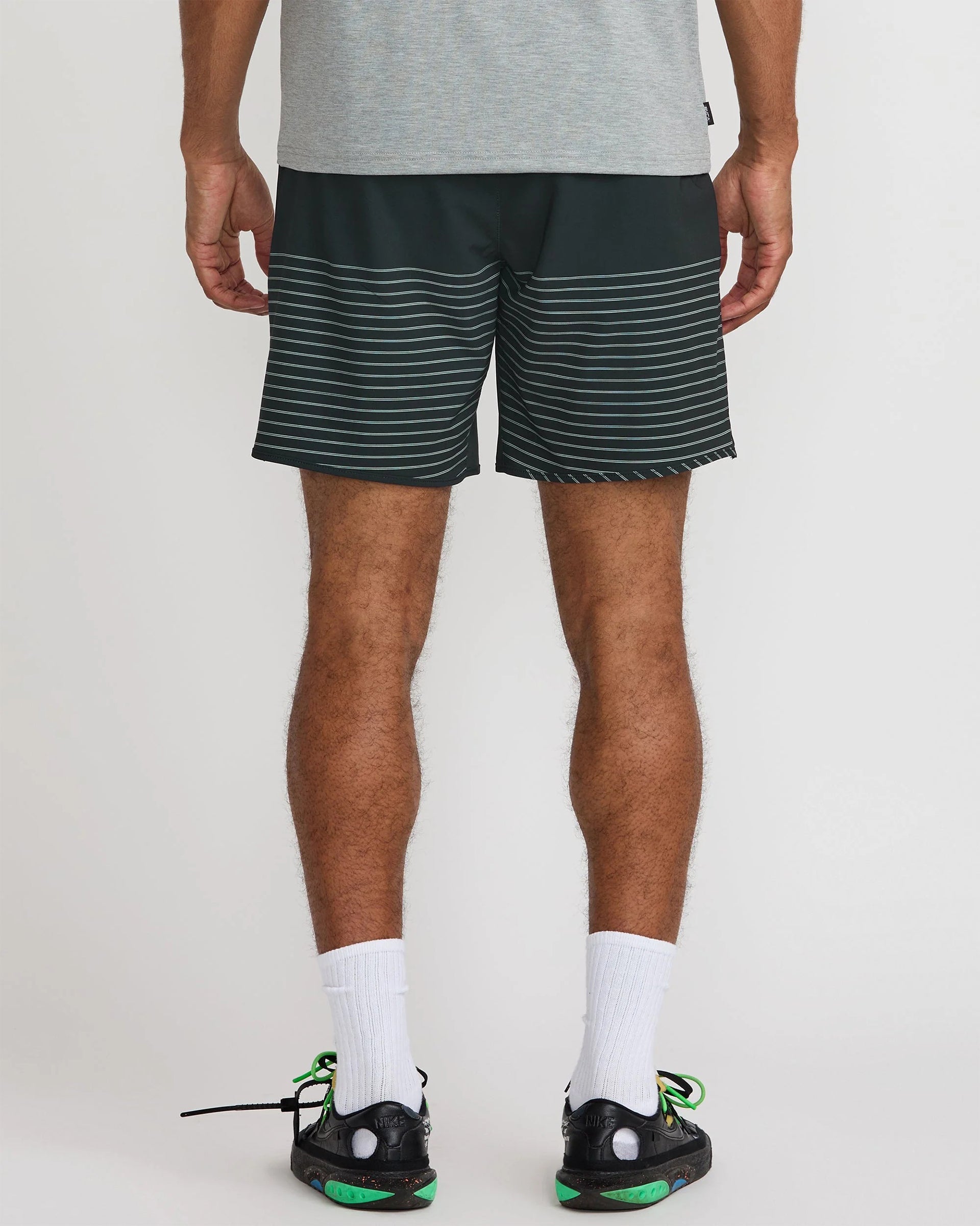 RVCA Yogger Stretch 17" Short - Black Stripe