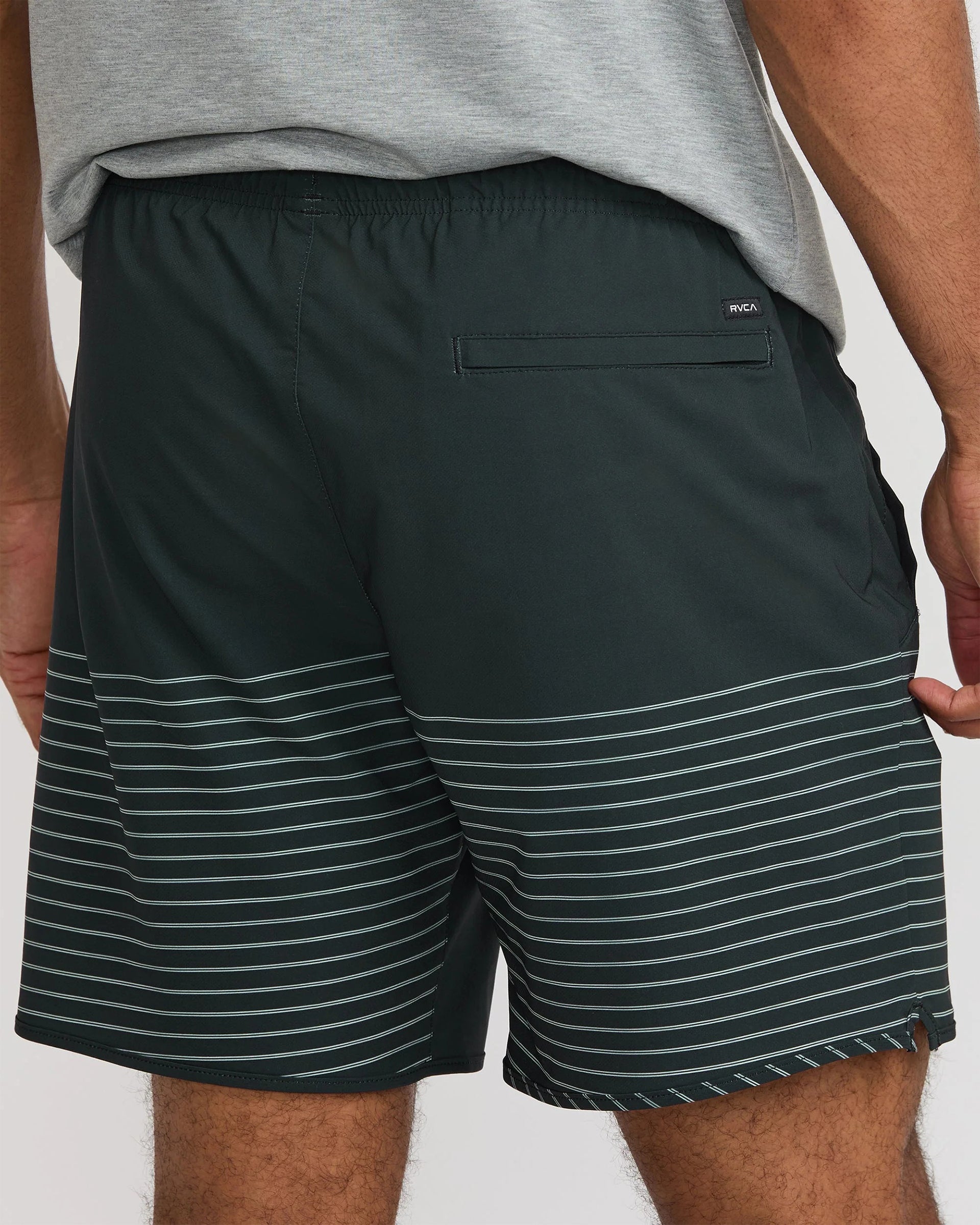 RVCA Yogger Stretch 17" Short - Black Stripe