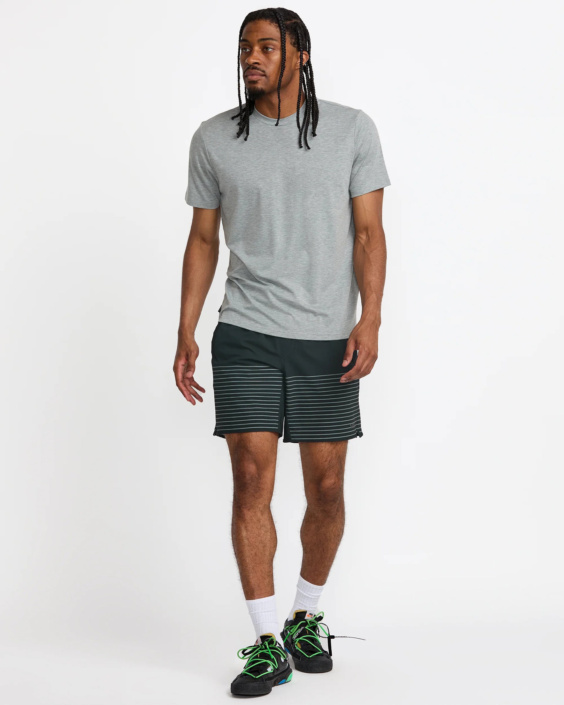 RVCA Yogger Stretch 17" Short - Black Stripe