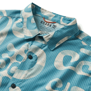 Roark Men's Bless Up Mechanical Short Sleeve Stretch Shirt