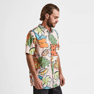 Roark Men's Bless Up Mechanical Short Sleeve Stretch Shirt