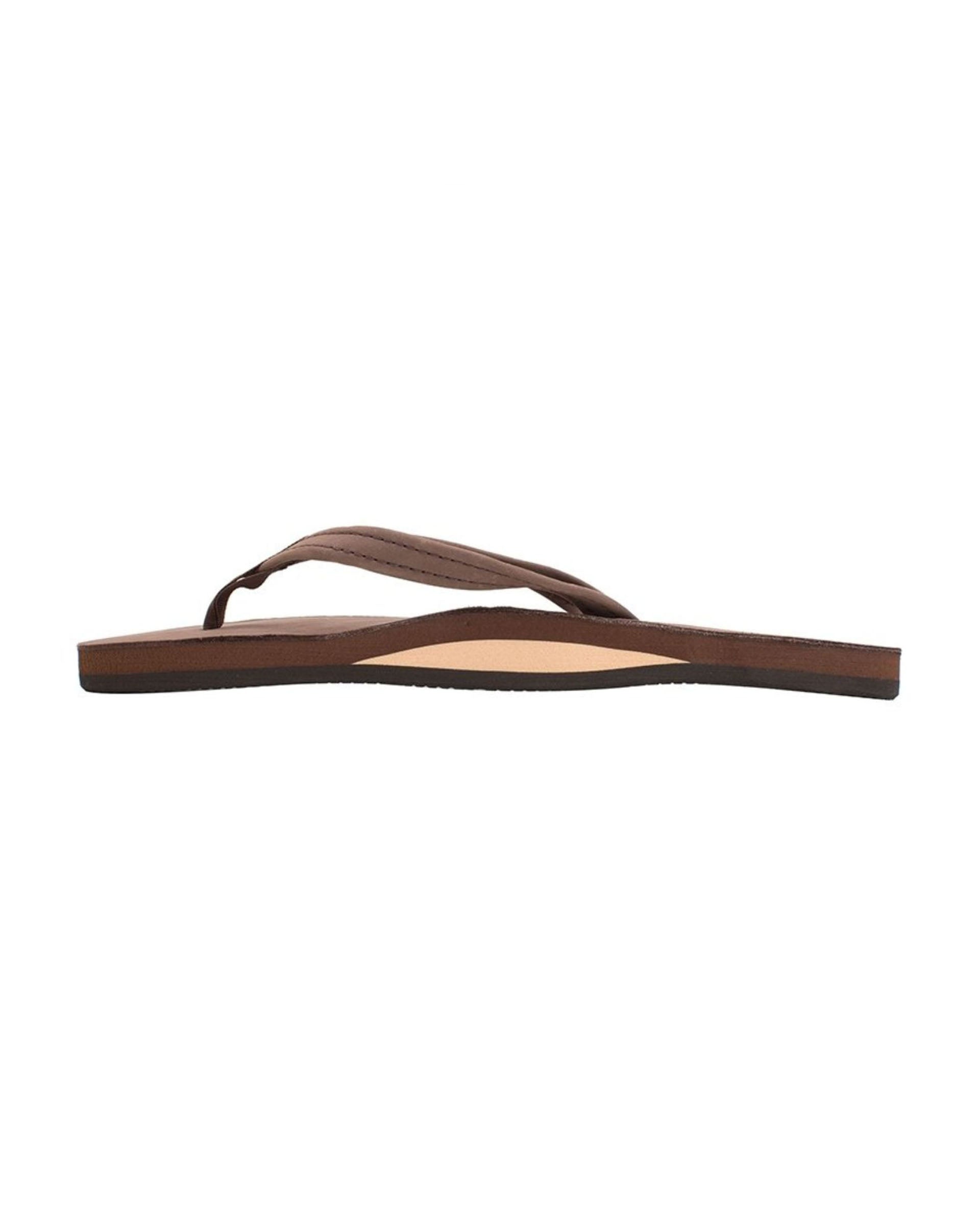 Rainbow Women's Single Arch Narrow Strap Sandals - Espresso