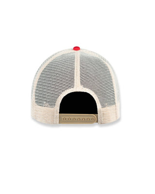 Trucker II Embroidered Hat - Red/White