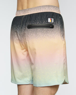 17" Repeater Print Boardshorts - Black