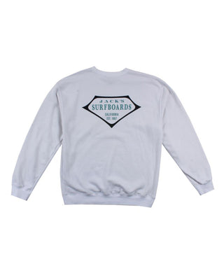 Jacks Surfboard Retro Lam Crewneck Pullover