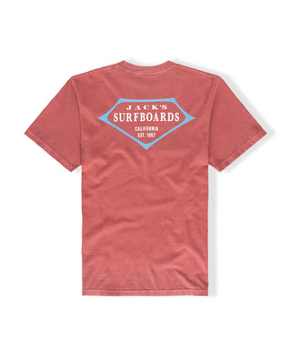 Retro Lam PGMT HW S/S Tee - Crimson