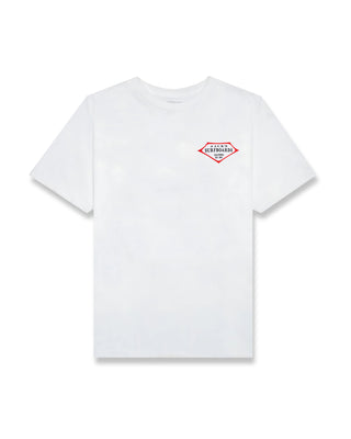 Retro Lam S/S Classic Tee - White/Red Logo