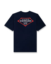 Retro Lam S/S Classic Tee - Navy