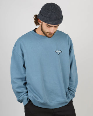 Retro Lam Heavyweight Crewneck - Blue
