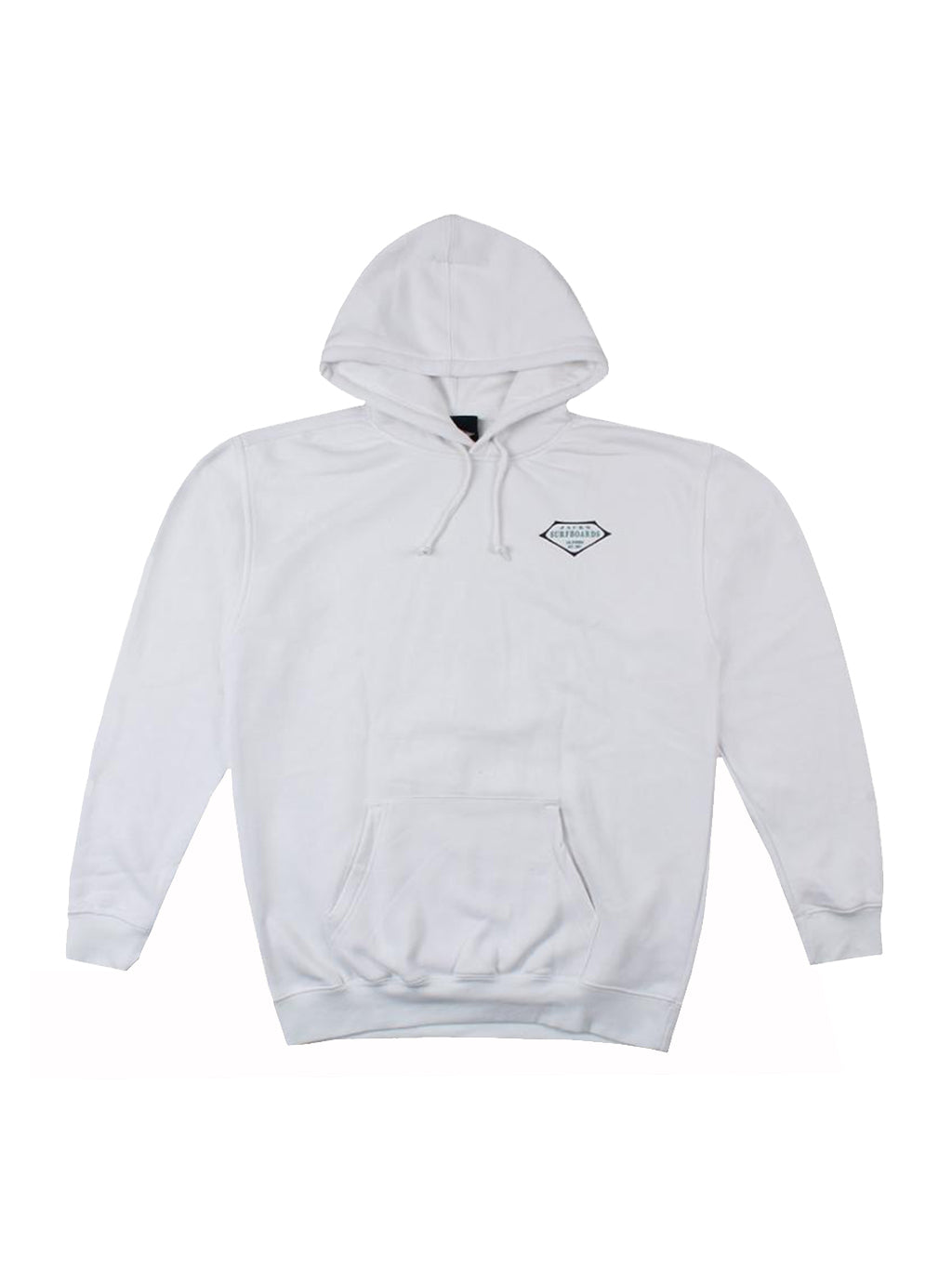 Retro Lam Pullover Hoodie - White