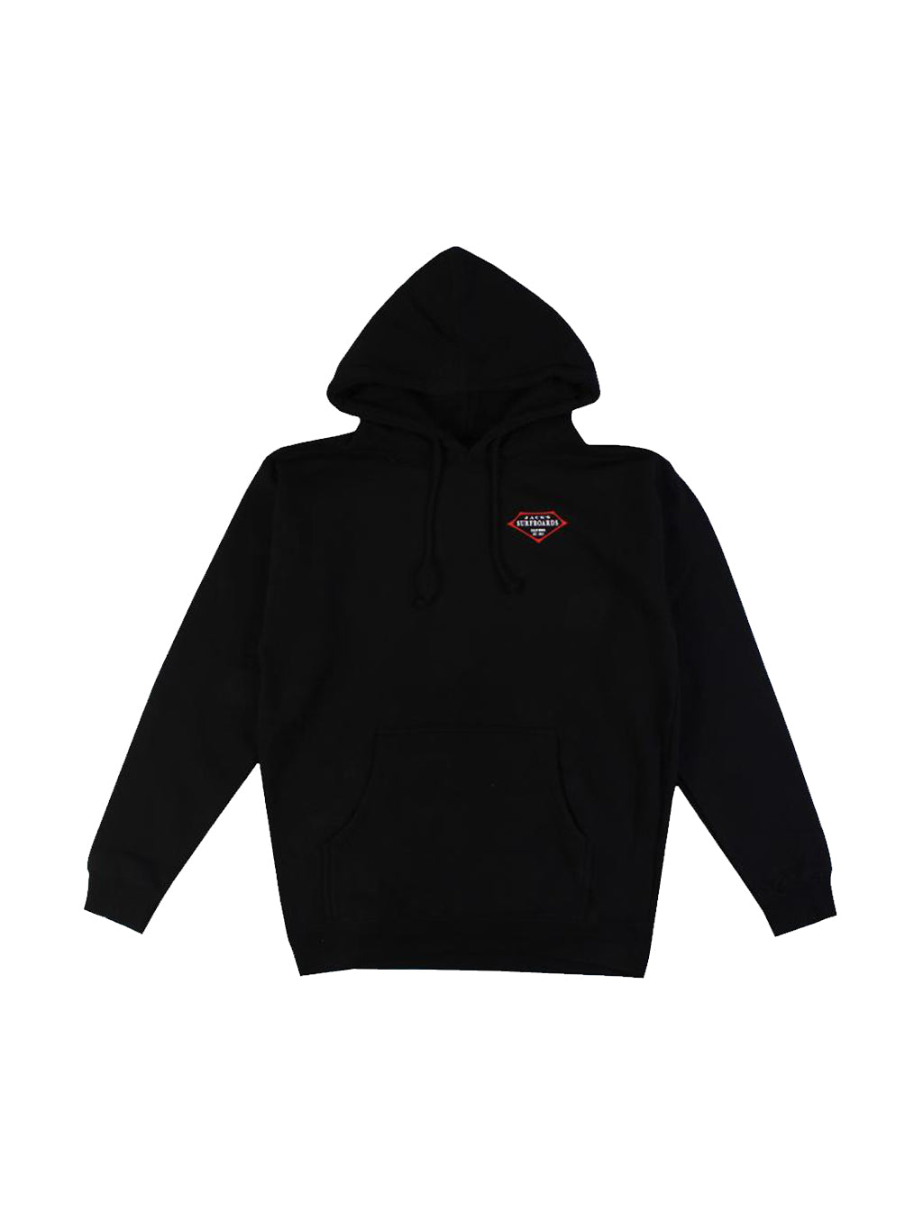 Retro Lam Pullover Hoodie - Jack's Surfboards - Black