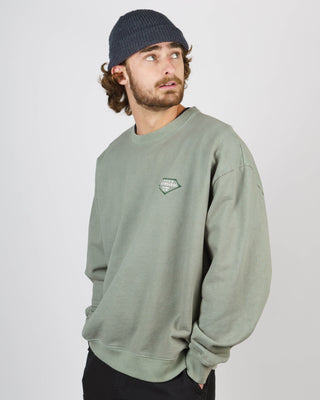 Retro Lam Heavyweight Crewneck - Sage