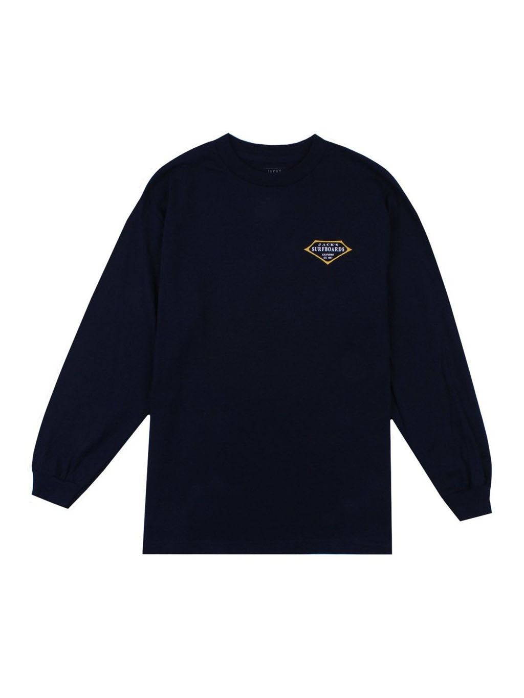 Jack's Surfboards Retro Lam Long Sleeve Tee - Navy