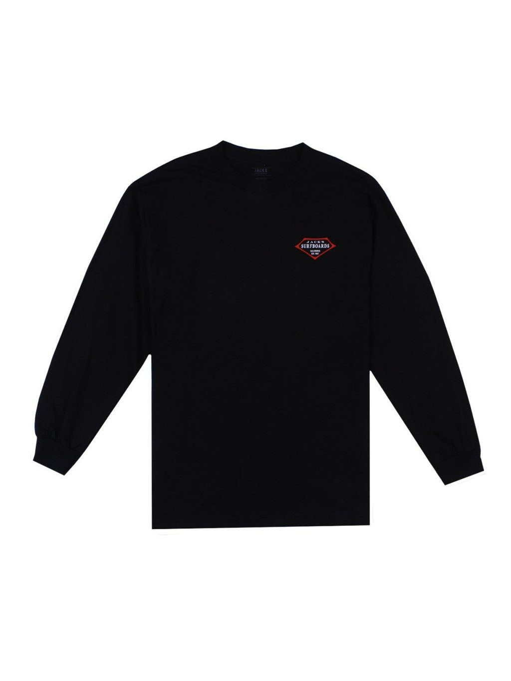 Jack's Surfboards Retro Lam Long Sleeve Tee - Black