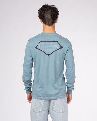 Retro Lam PGMT HW L/S Tee - Ice Blue