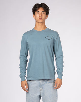 Retro Lam PGMT HW L/S Tee - Ice Blue