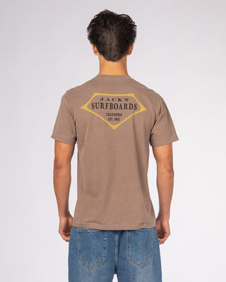 Retro Lam PGMT HW S/S Tee - Espresso